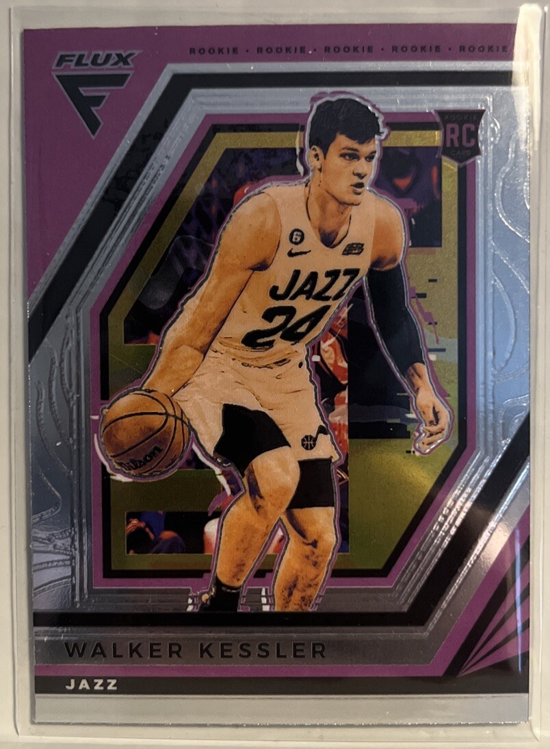 Walker Kessler 2022-23 Panini Flux Rookie Card # 250 Utah Jazz