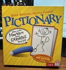 Pictionary Board Game - Mattel 100% Complete VGC