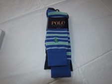 Mens Polo Ralph Lauren 2 pk socks sock size 10-13 royal ZP113823PK solid stripe