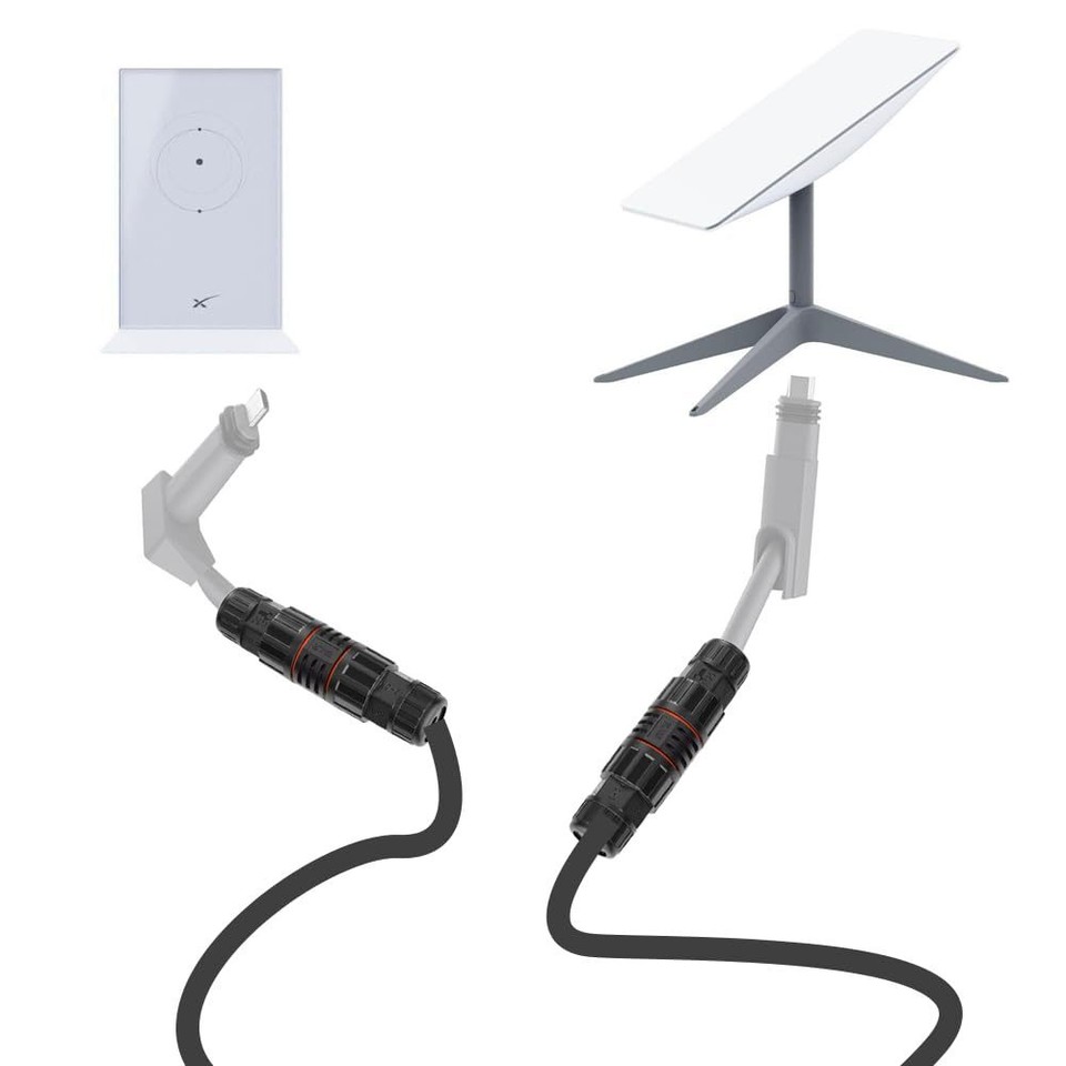 150ft Starlink Cable Extension Compatible with Starlink Rectangular