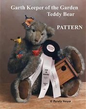 Mohair/Plush "Garth" Teddy Bear PATTERN by Neysa A. Phillippi of Purely Neysa