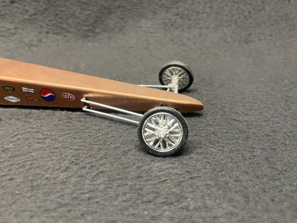 AMT Copperhead Dragster Rear-Engine Model 1/25 Hemi Blower Engine Drag ...