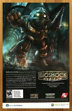 2007 Bioshock Xbox 360 PS3 PC Print Ad/Poster Big Daddy Official Promo Wall Art
