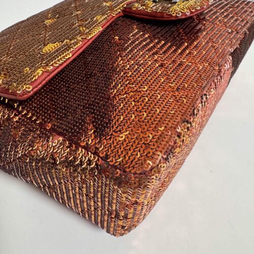 CHANEL CC Flap Quilted Ombre Sequins Chain Shoulder Bag - Bild 12 von 21