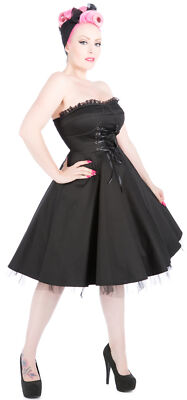 Hearts & Roses ''TILA BUSTIER'' Corset Strapless Petticoat Dress Gown Gothic