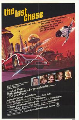 LAST CHASE Movie POSTER 27x40 Lee Majors Burgess Meredith Chris