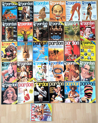 31 Ausgaben im Paket Pardon die deutsche satirische Monatsschrift ab 1972 Z 2