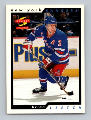 ■NHL Brian Leetch　ブライアン・リーチ Mirror Blue □NHL Brian Leetch ブライアン・リーチ Mirror Blue □NHL