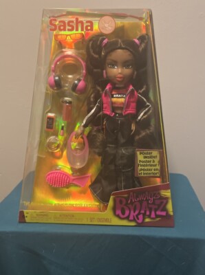 Bratz Alwayz Sasha Fashion Doll with 10 Accessories and Poster MGA