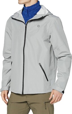 Wrangler ATG Rain Jacket-Size XL Grey Regular Fit Waterproof