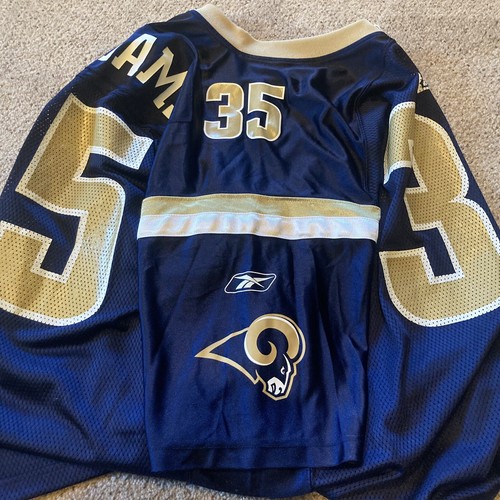 Vtg Aeneas Williams #35 STL/LA Rams Blue Reebok NFL Football Jersey - Men's XL - 第 8/8 張圖片