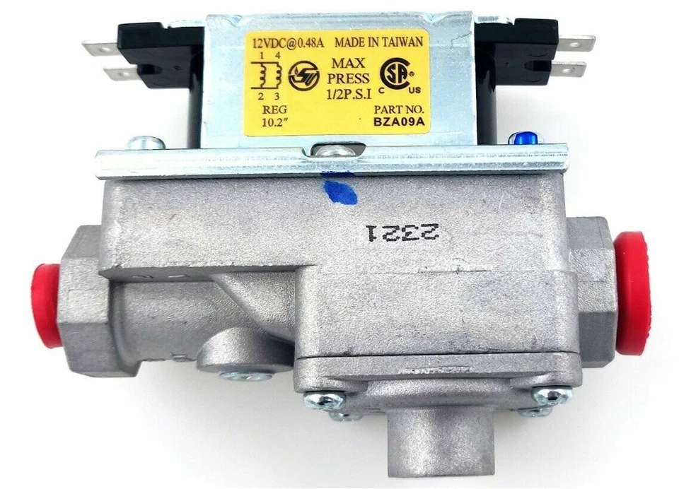 Suburban Gas Valve for NT-25K NT-30K NT-30S NT-30SP NT-34S NT-34SP NT-35K NT-40