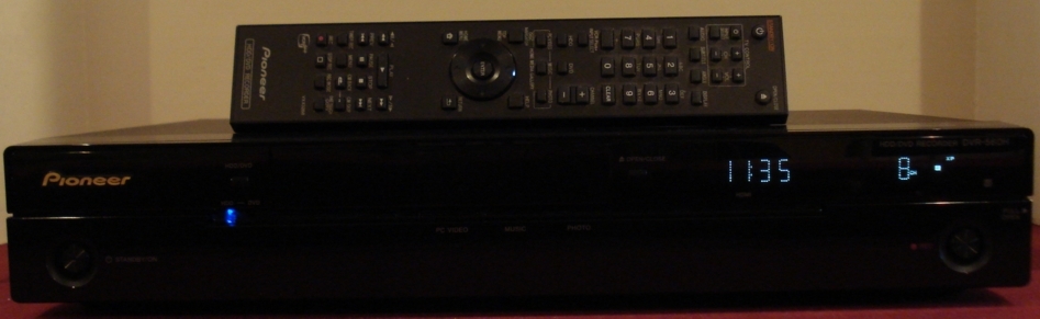 PIONEER DVR-560H-k DVD RECORDER 160GB HDD HARD DRIVE 1080P HDMI