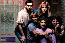 1981 Styx "Paradise Theatre" Album & Band Music Industry Promo Reprint Ad