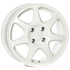 4 Circuit Cp42 15x7 4x100 35 Gloss White Wheels Jdm Civic Type R Ek9 Ek Eg Dc2