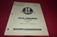 Allis Chalmers WD 45 Diesel Traktor I&t Laden Manuelle YABE8