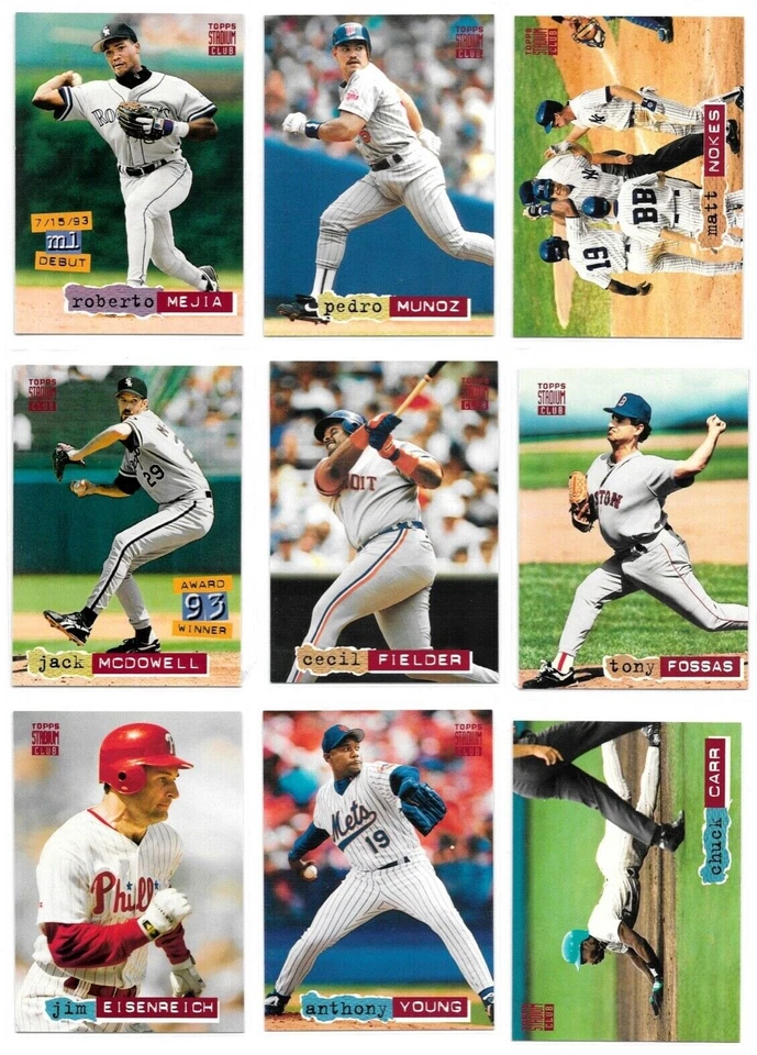 1994 Topps Stadium Club Baseball Trading Cards /You Choose #s 1 - 250 / mb8 - Image 3 of 4