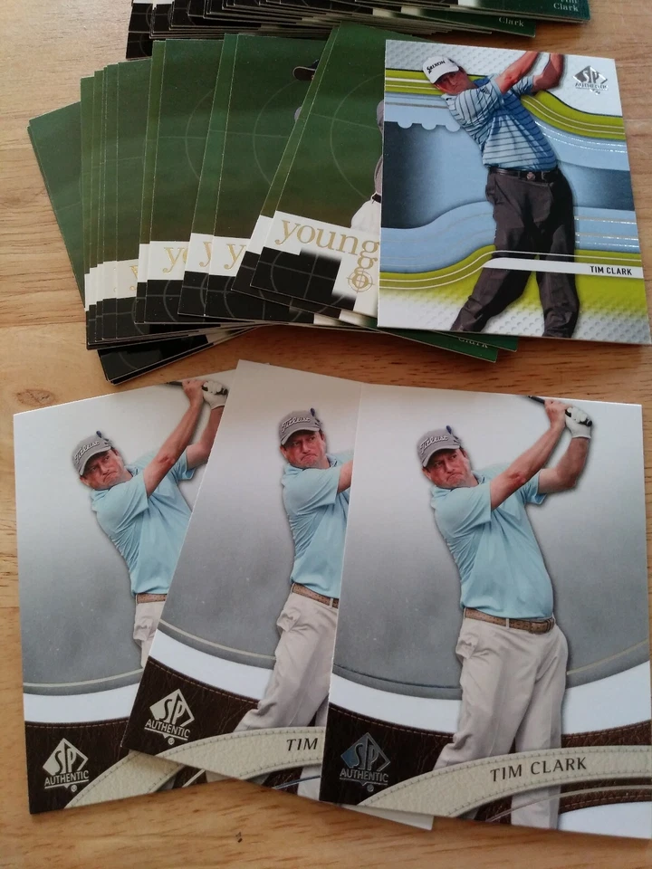 TIM CLARK LOT OF 40 OFFICIAL PGA GOLF COLLECTORS TRADING CARDS - Image 3 of 3