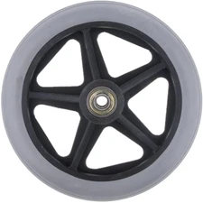 Walker Rollator Replacement Wheel (1) Grey Tire (HL450W (Rear))