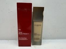 Clarins Everlasting Foundation + #108 Sand NIB 1.1 oz