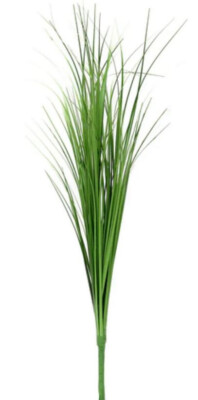 5 NEW Green Grass Bushes, artificial gass spray, filler stems 30 inch