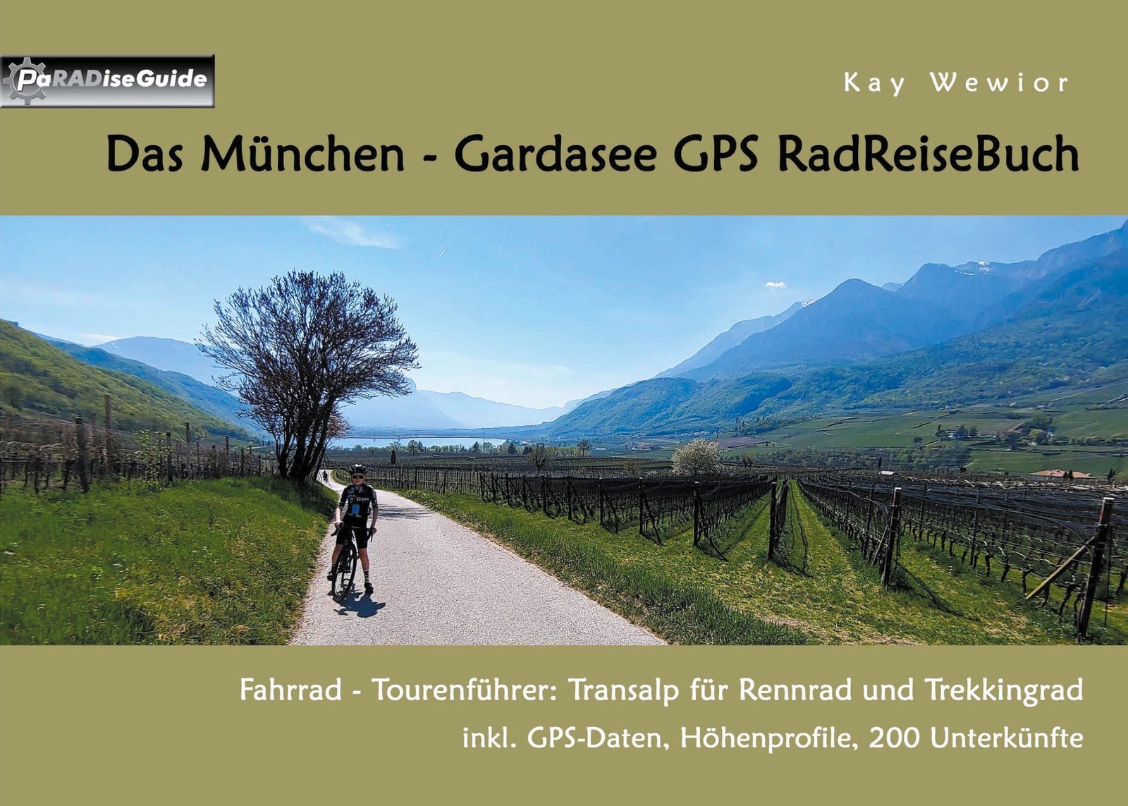 Thumbnail - Das München - Gardasee Gps Radreisebuch | Kay Wewior | Taschenbuch |