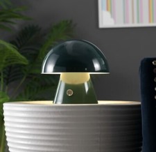 JONATHAN Y Table Lamp 7" Contemporary Rechargeable Cordless LED Forest Green