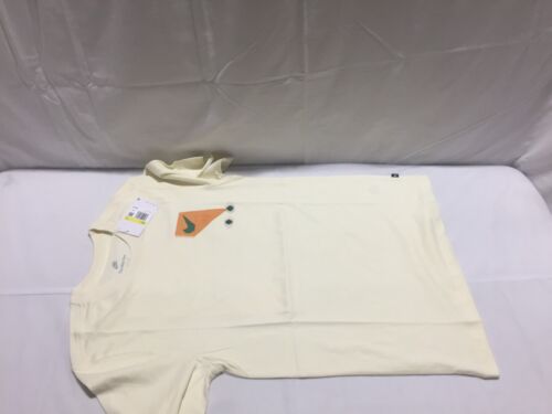 K368 NIKE Jeffrey Sincich T-Shirt Tee FJ1097-113 Coconut Milk Herren Größe Small