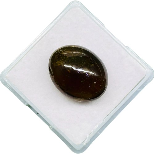 14 Cts Natural Tourmaline 16x13mm Oval Big Cabochon Untreated Loose Gemstone - Picture 12 of 15