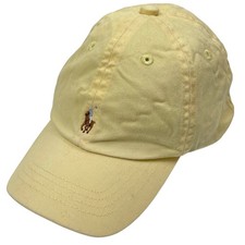 Ralph Lauren Polo Baseball Cap Girls Kids Yellow Floral Lining Pony Logo Hat