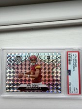 2024Panini Mosaic Jaden Daniels NFL Debut Rookie Card Psa 9. rookie card picture