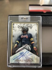 Topps 2023 Diamond Icons Ronald Acuña Jr Autographs AC-RA Red Auto /25
