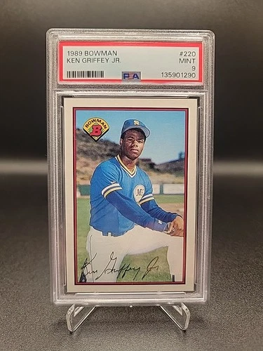 1989 Bowman Ken Griffey Jr #220 Rookie PSA 9 Mint Mariners