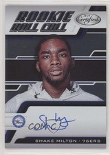 2018-19 Certified Rookie Roll Call Shake Milton #RRC-SM Auto t2a