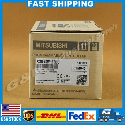 1PC New Mitsubishi FX1N-60MR-ES/UL PLC FX1N60MRES/UL Expedited Shipping