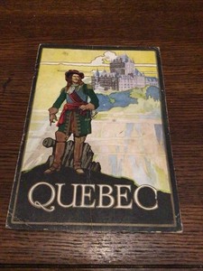 Quebec,Chateau Frontenac Menu 1925
