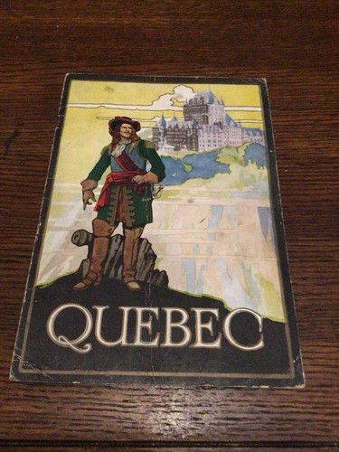 Quebec,Chateau Frontenac Menu 1925