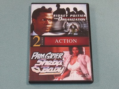 THE ORGANIZATION/ SHEBA, BABY (DVD, 2012) ~Rare, OOP!~ Pam Grier, Sidney Poitier