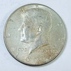 1965 Kennedy Half Dollar 40% Silver, Circulated Coin #7144