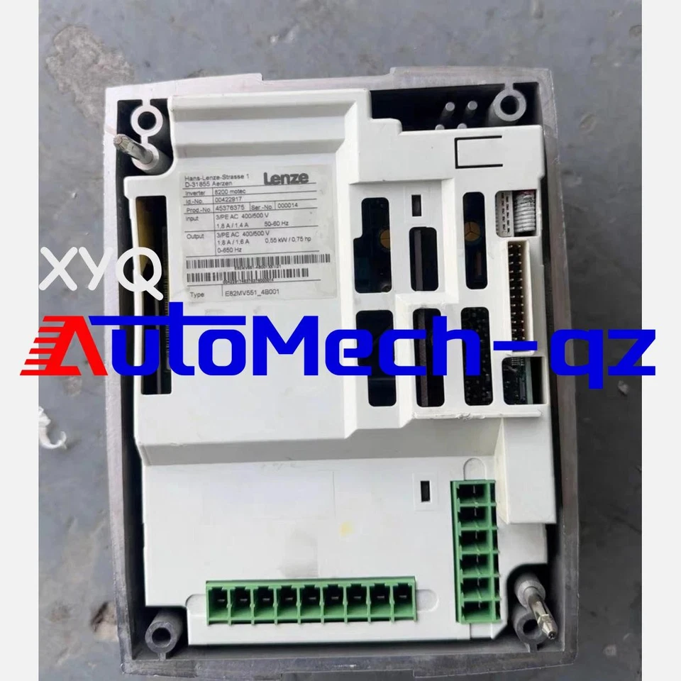 Used LENZE Inverter E82MV551-4B001 E82MV551-4B001 E82MV551_4B001 Free Shipping/ - Image 2 of 2