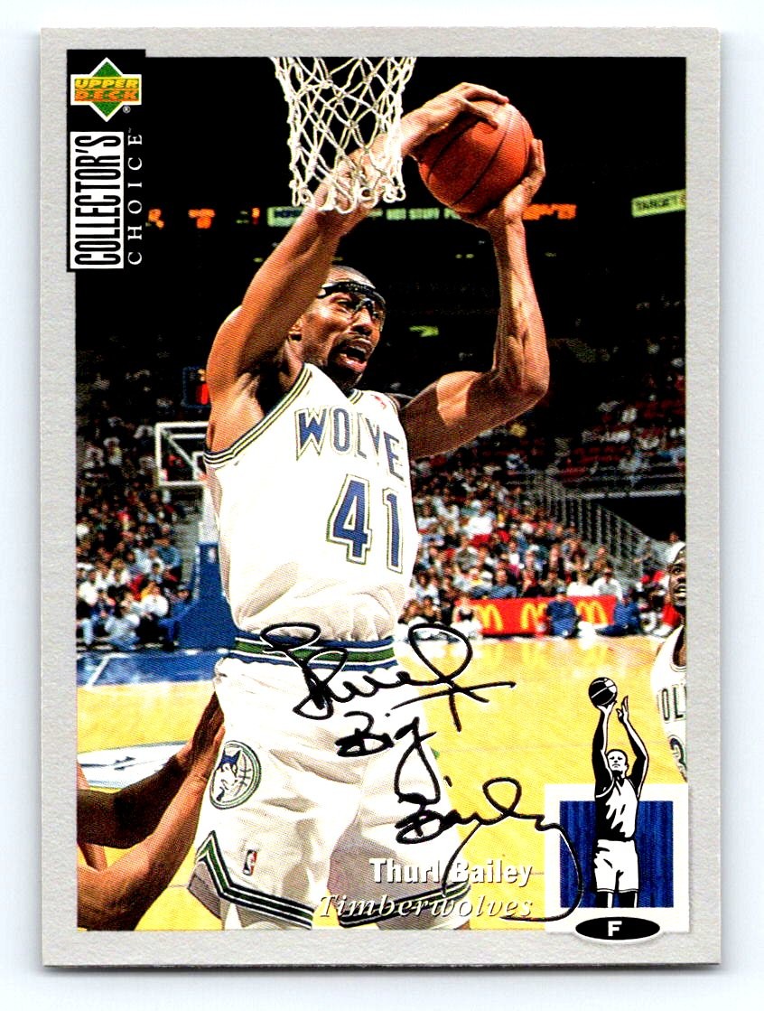 1994-95 Collector's Choice #141 Thurl Bailey Silver Signature
