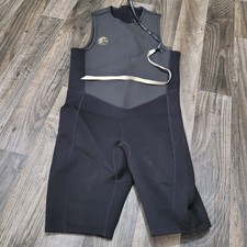 O'Neill 2:1/2 mm Back Zip Sleeveless Shorty Wetsuit Black Men's XL
