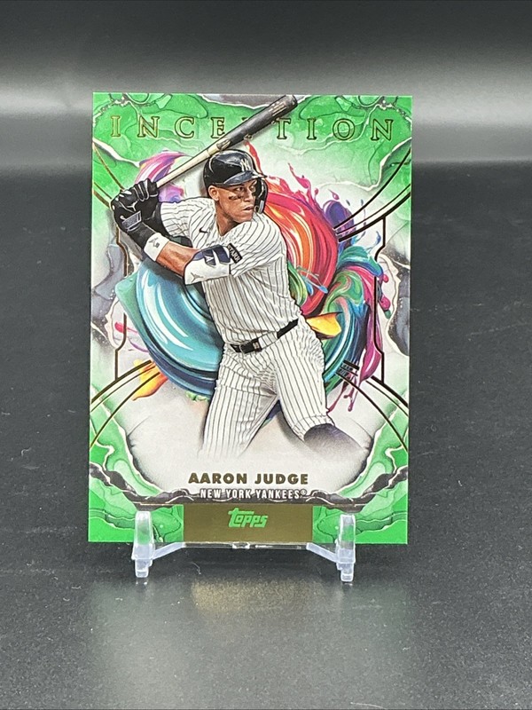 Topps 2025 Inception Green Aaron Judge #51 New York Yankees Base