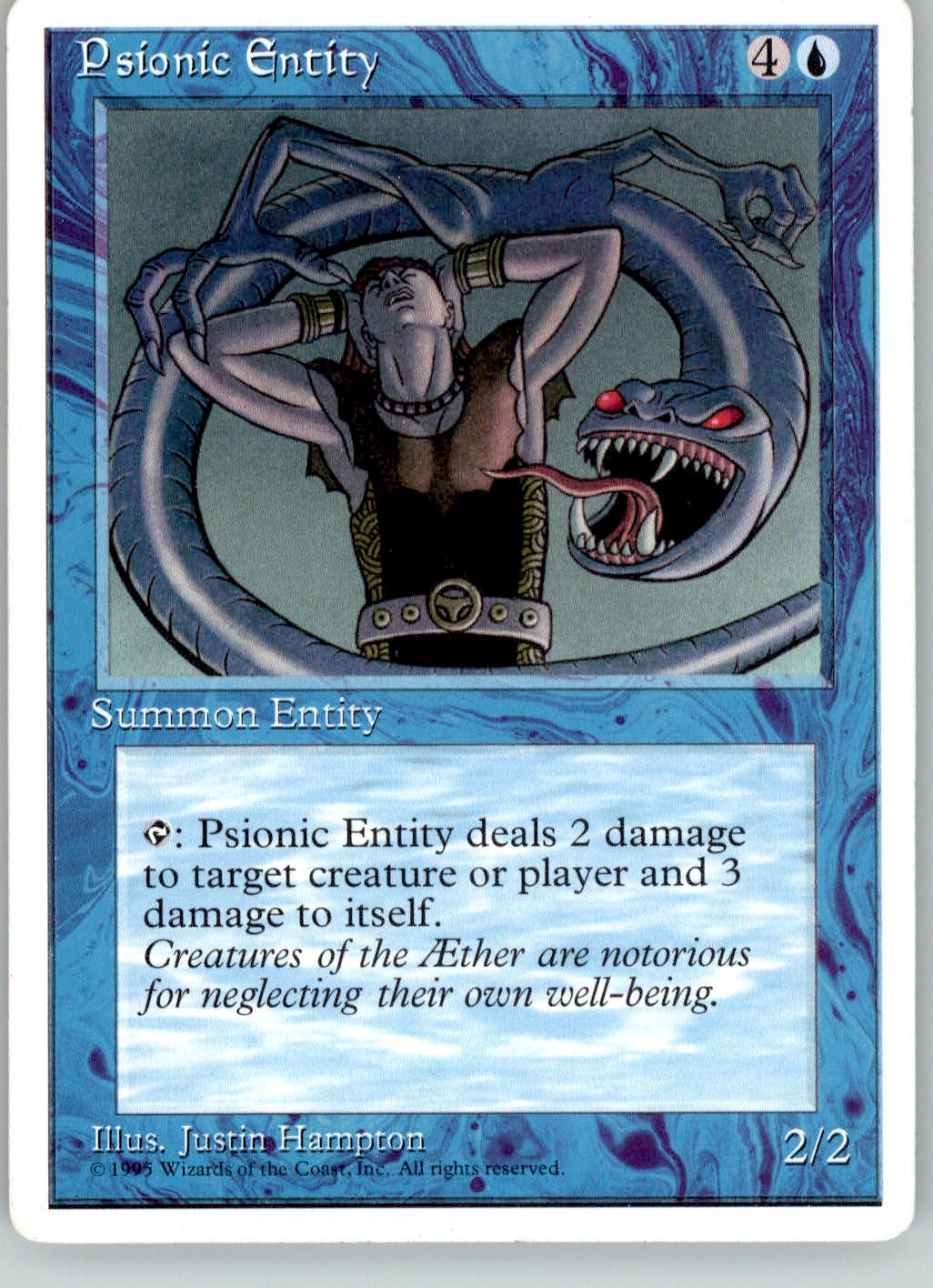 Psionic Entity - Fourth Edition ALTERNATE - NM Magic: The Gathering