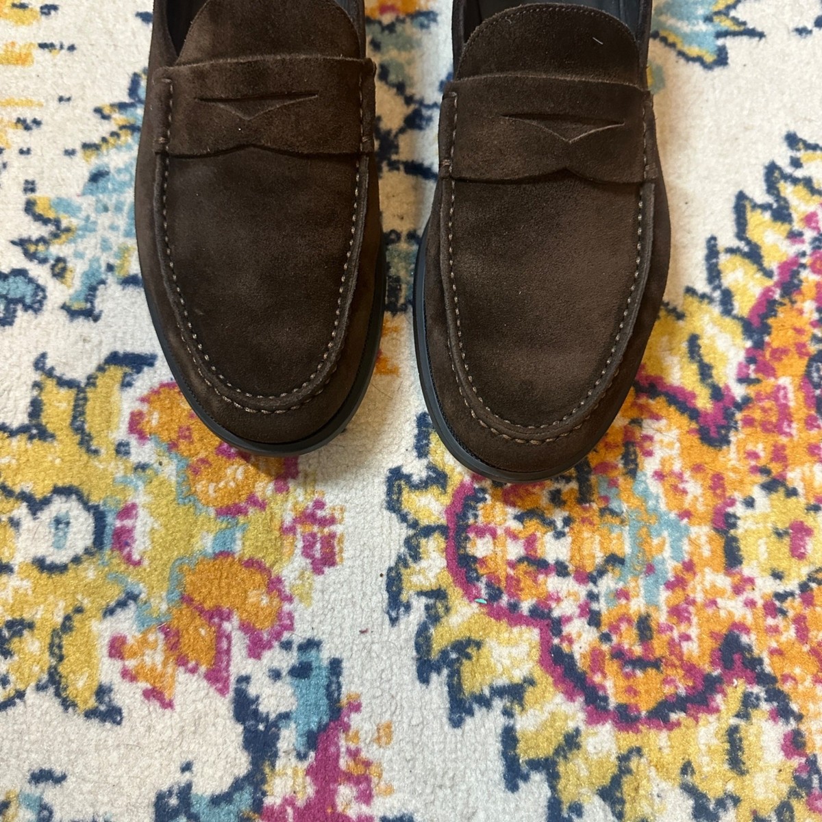 To Boot New York Adam Derrick Penny Loafer Mens Size 7 Classic Brown Suede Shoes To Boot New York Adam Derrick Penny Loafer Mens Size 7  main image 4