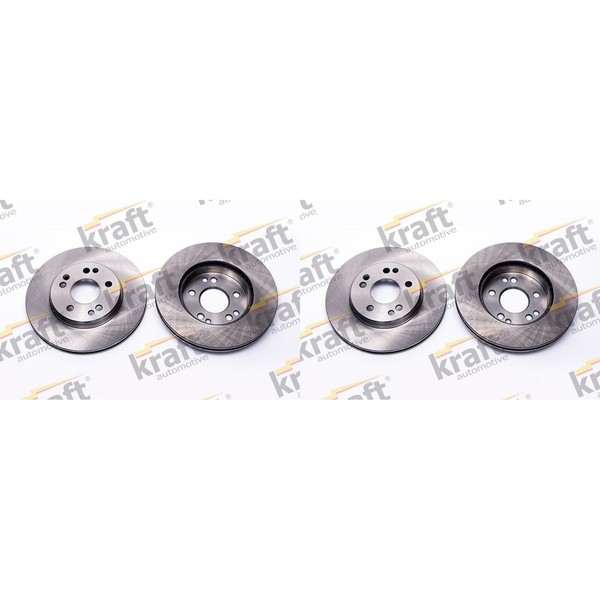 2X Kraft 284Mm Bremsscheiben Vorne Passend FüR Mercedes 124 190 E-KLASSE SL | 60-image