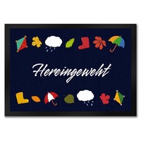 Hereingeweht FußMatte In 35X50 Cm Mit Herbst-Motiven