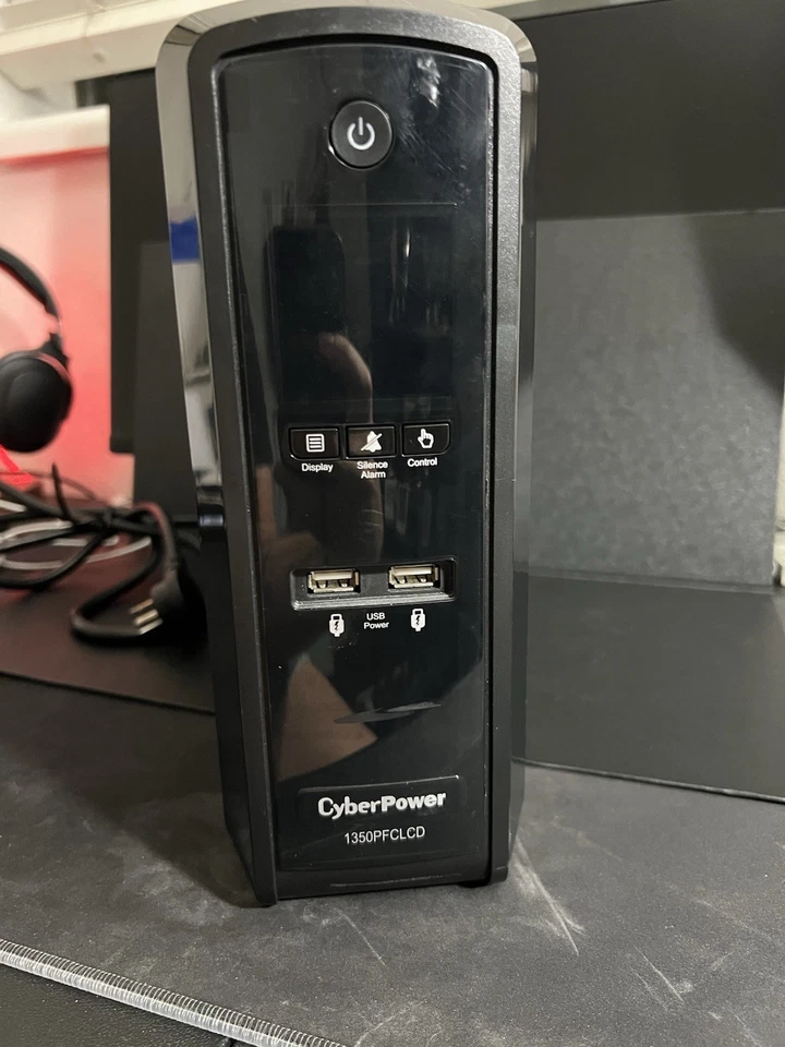 Cyberpower 1350PFCLCD UPS  Backup Power Supply  - Image 2 of 4