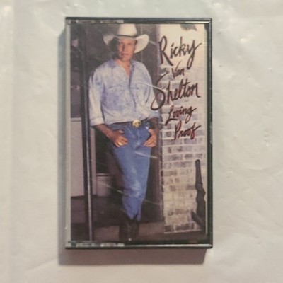 Ricky Van Shelton - Living Proof - 1988 CBS Cassette Play Tested