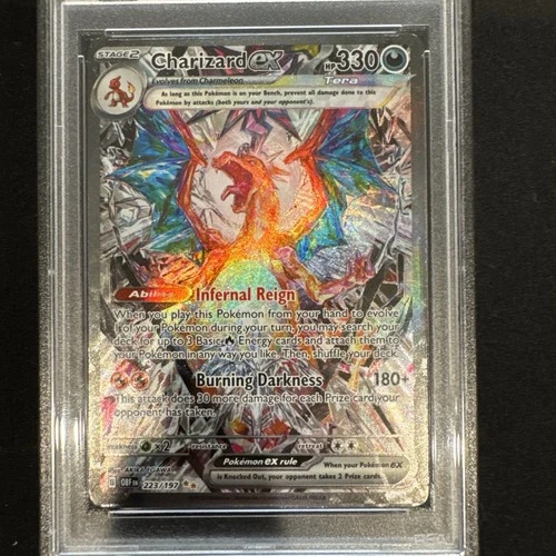 Charizard ex 223/197 SV03: Obsidian Flames Special Illustration Rare PSA 8